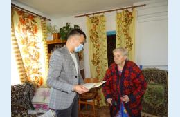 15.04.2021 Поздравление ветерану | Администрация муниципального округа город Партизанск Приморского края Официальный сайт