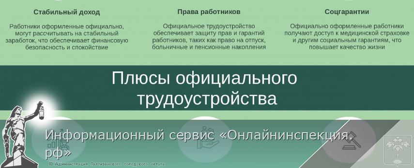 Информационный сервис «Онлайнинспекция.рф» | Администрация муниципального округа город Партизанск Приморского края Официальный сайт