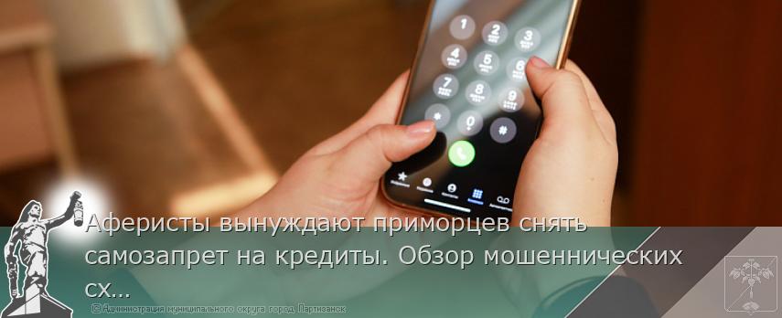 Аферисты вынуждают приморцев снять самозапрет на кредиты. Обзор мошеннических схем  | Администрация муниципального округа город Партизанск Приморского края Официальный сайт