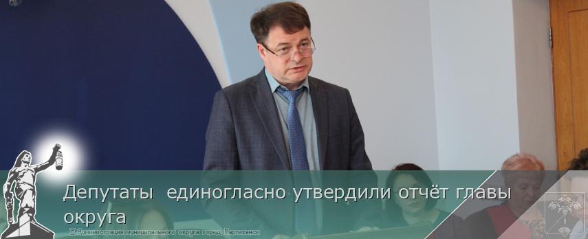 Депутаты  единогласно утвердили отчёт главы округа | Администрация муниципального округа город Партизанск Приморского края Официальный сайт