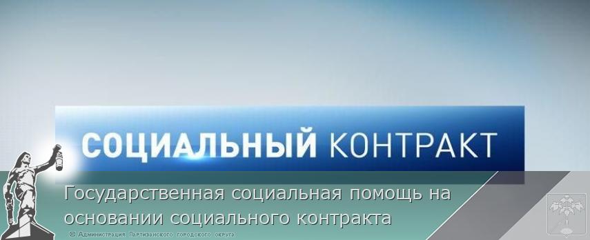Государственная социальная помощь на основании социального контракта  | Администрация муниципального округа город Партизанск Приморского края Официальный сайт